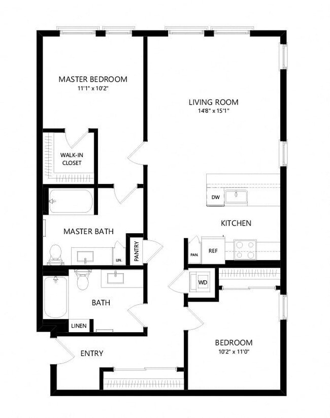 Floorplan - Windsor Queen Anne