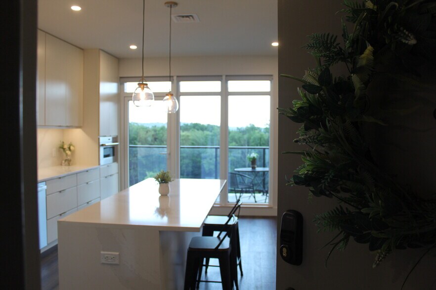 Spacious kitchen with quartz counters - 125 Cambrian Way