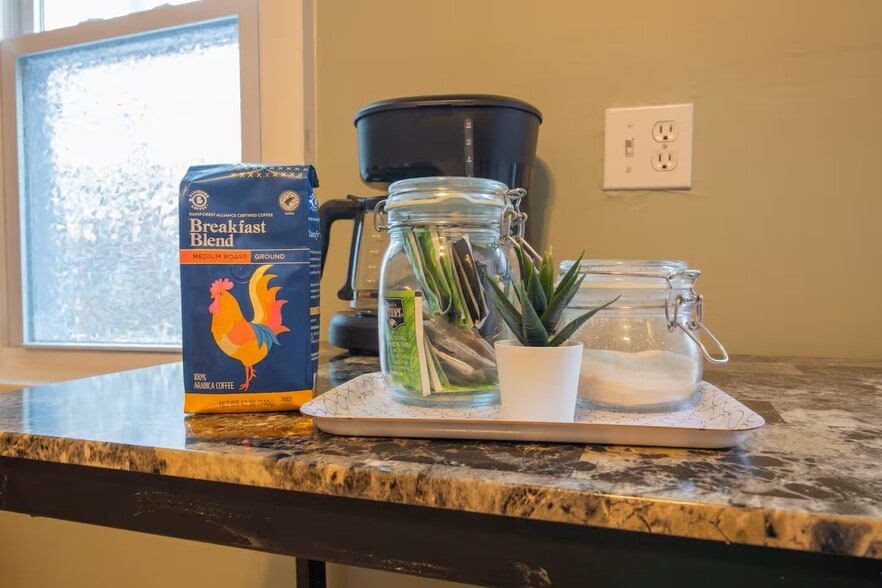 Welcome to the chicken wings capital of the world! Coffee & Tea station - 203 W Tupper St