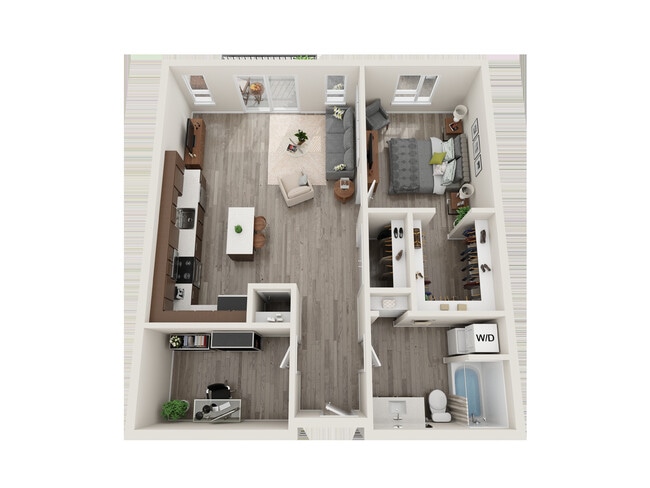 Acadia 1-Bedroom Unit with Office/Den - Acadia