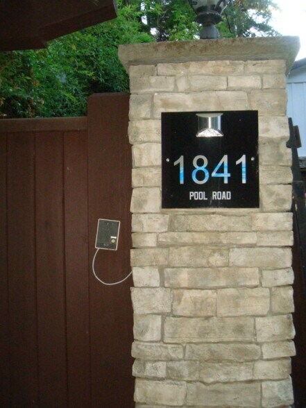 Address - 1841 Pool Rd