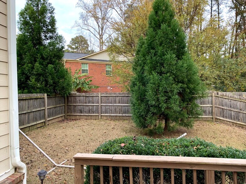 Back yard - 1925 Gregory Run NE