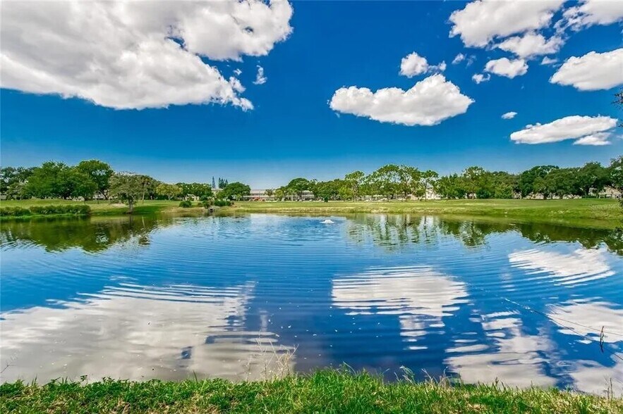Beautiful pond down the road makes for a nice quiet place to read - 2460 Franciscan Dr