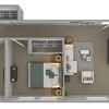 Floorplan - Cottage Court Apartment