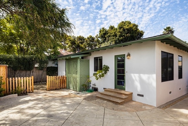Back of Unit-2 - 1821 Chino St