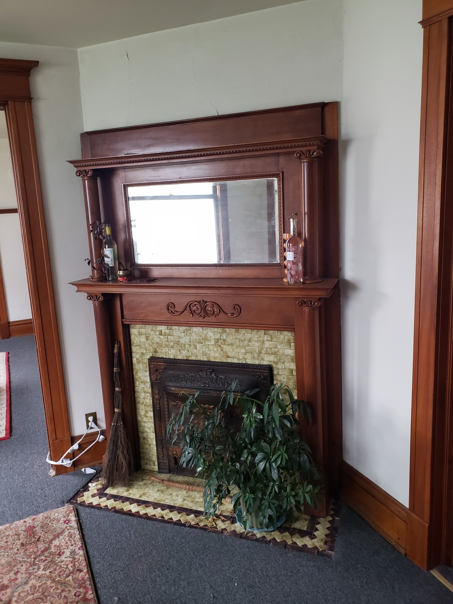 decorative fireplace - 2765 N Cramer St