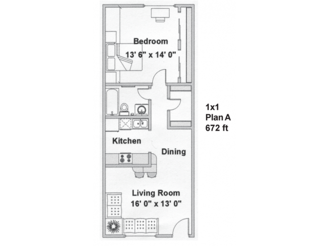 Floorplan - SunBlossom Cottages