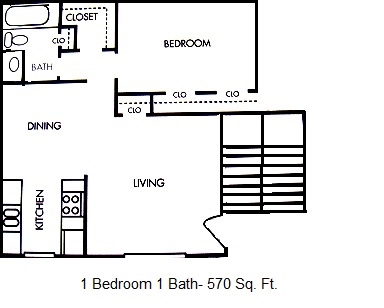 Floorplan - Oak Meadow Villa Apartments