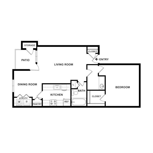 Floorplan - Prestonwood Apartments Homes