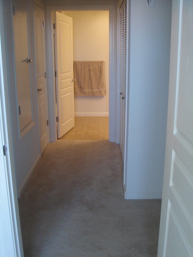 Hallway with laundry on side - 1883 Agnew Rd