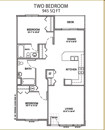 2BR/2BA - Village at Baker Creek