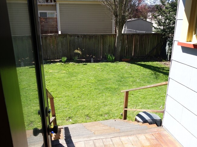 Back yard from kitchen - 30 NE Stanton St