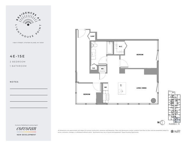 Floorplan - The Residences at Lighthouse Point