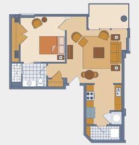 1BR/1BA - East 54