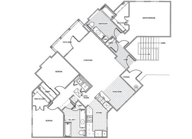 Floorplan - Arbor Glen Apartments