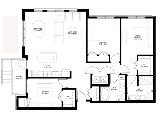 Floorplan - Grand Central Flats