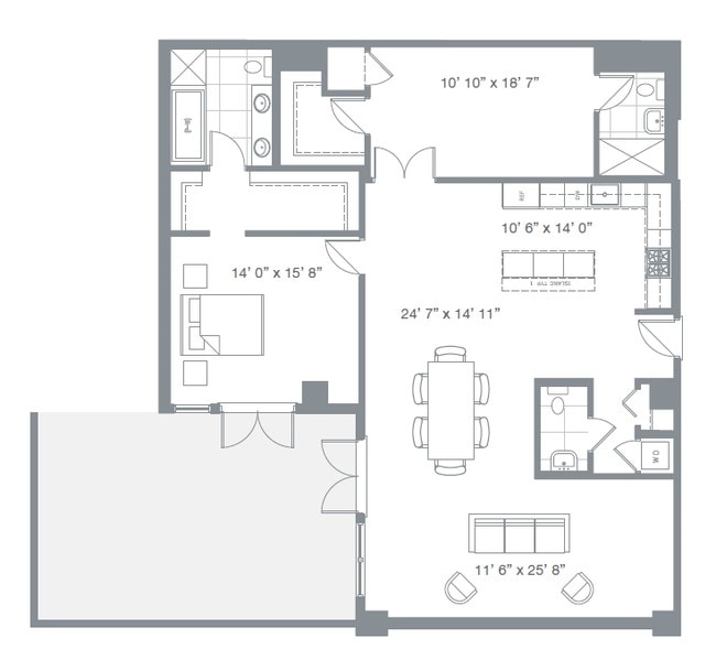 2BR/2.5BA - Watermark Condos
