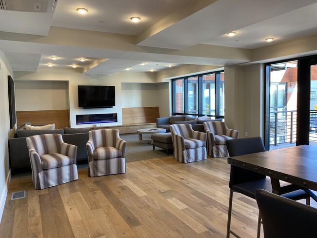 The beautiful community room. Friday happy hour for residents and also available for private functi - 383 Commercial St