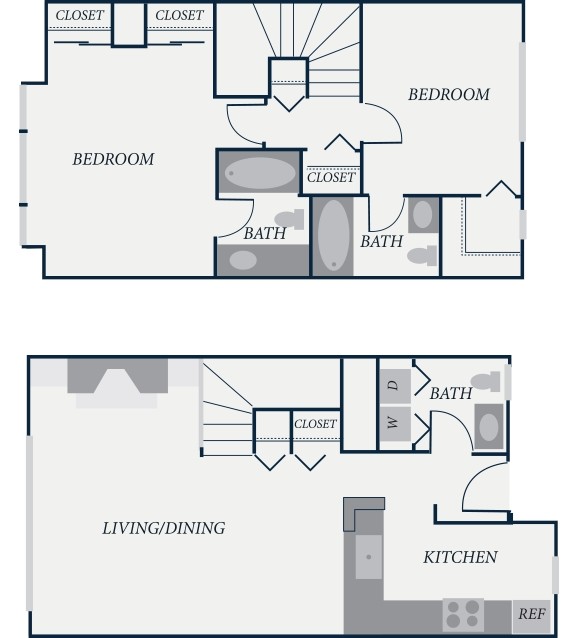 Floorplan - The Row Townhomes