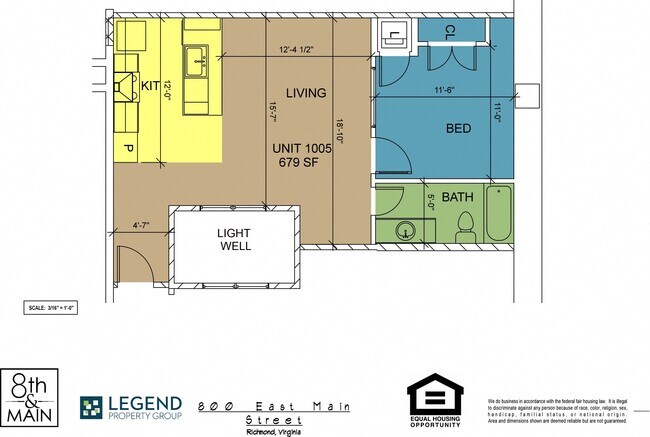 Floorplan - 8th and Main - All Utilities Included