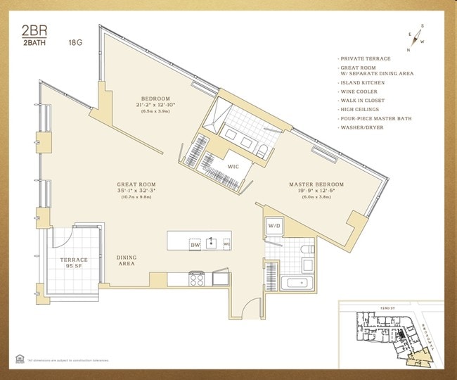 2BR/2BA - The Corner