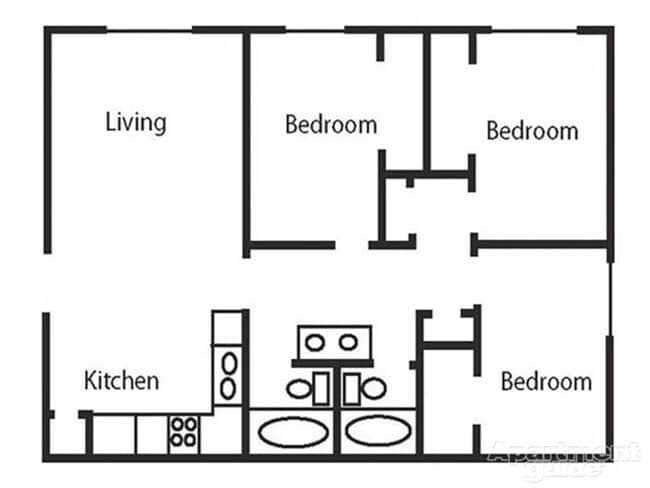Floorplan - Arden Place Apartments