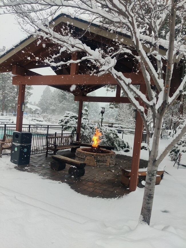 Fire pit near the skating rink - 18575 SW Century Dr