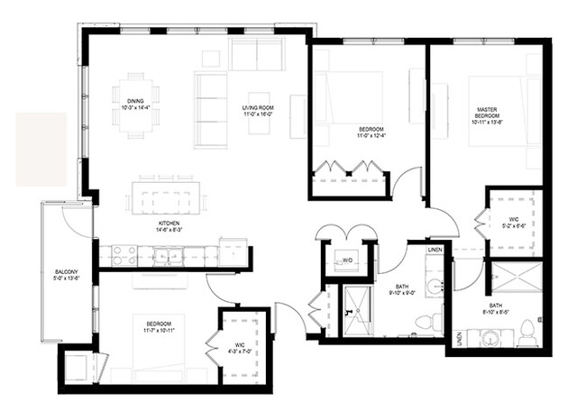 Floorplan - Grand Central Flats