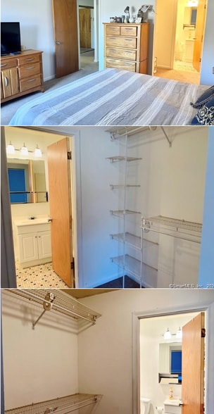 walkin closet & bathroomc - 951 High Path Rd