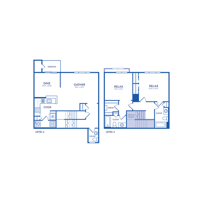 Floorplan - Huntington Townhomes