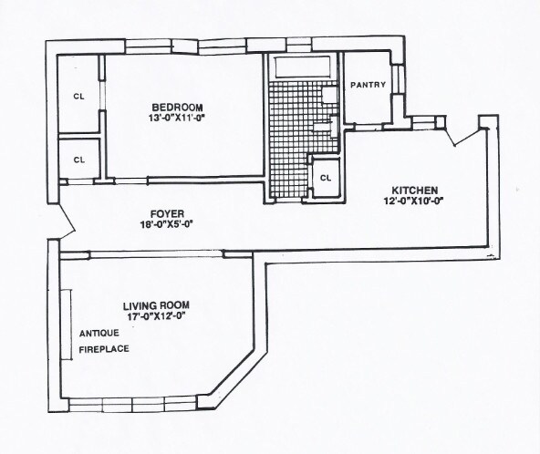 Floorplan - 1125 Davis St./ 1603-11 Ridge Ave.