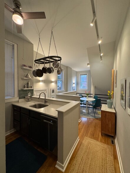 Kitchen View to Dining - 1843 W Grace St