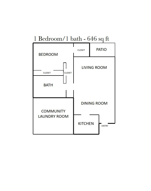 BB Floorplan - 1x1_001 - Bonnie Brae Apartments
