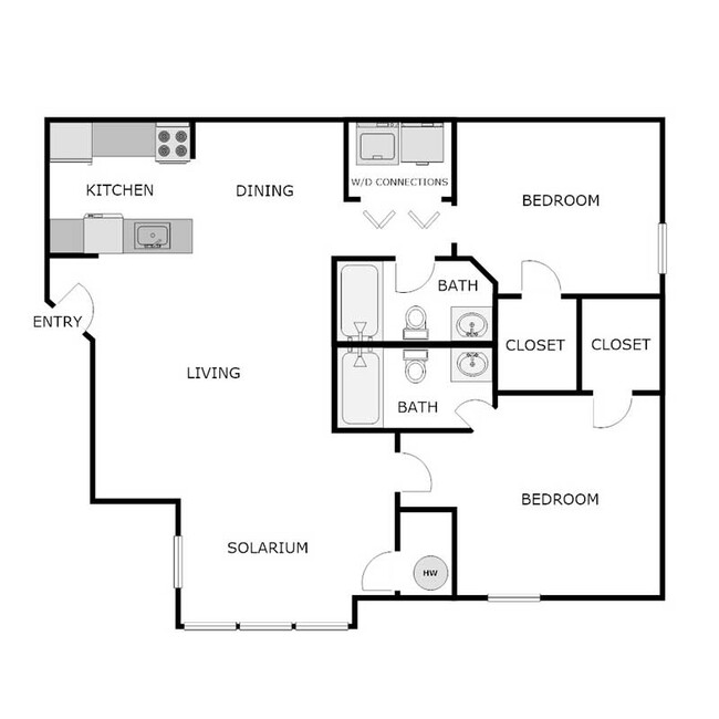 Floorplan - BRITTANY POINT APARTMENTS