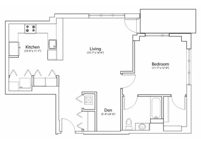 Floorplan - The Morgan at Loyola Station