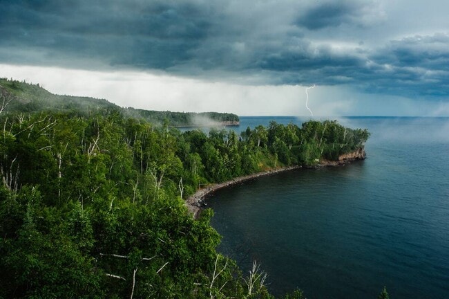 Watch storms roll over the lake (taken from the property) - 6012 Highway 61