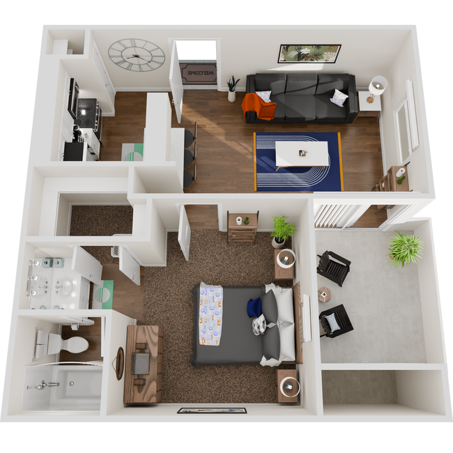 Floorplan - The Julep & Julep Flats
