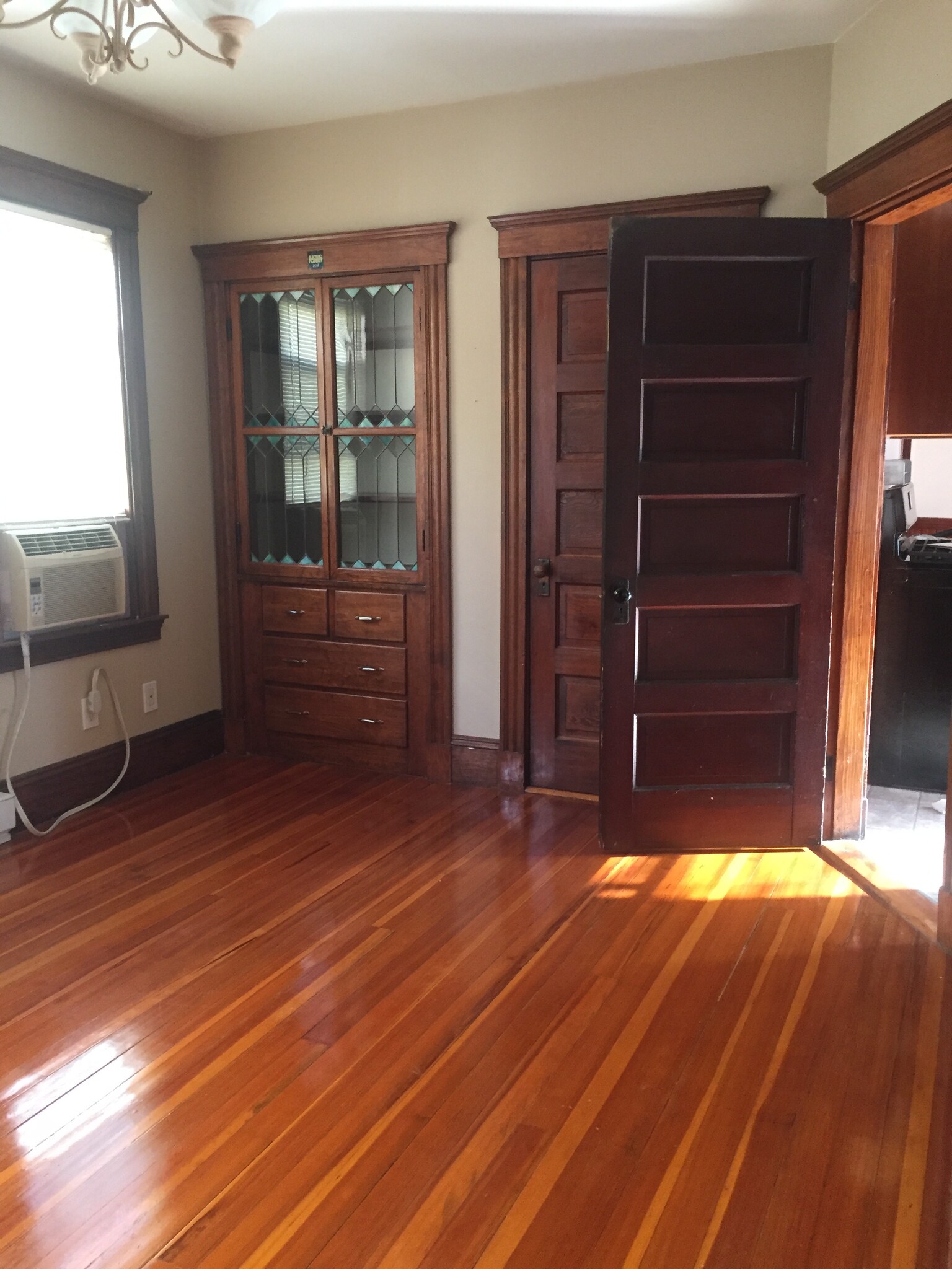 Dining room with built-in hutch and storage closet - 12 Howell St