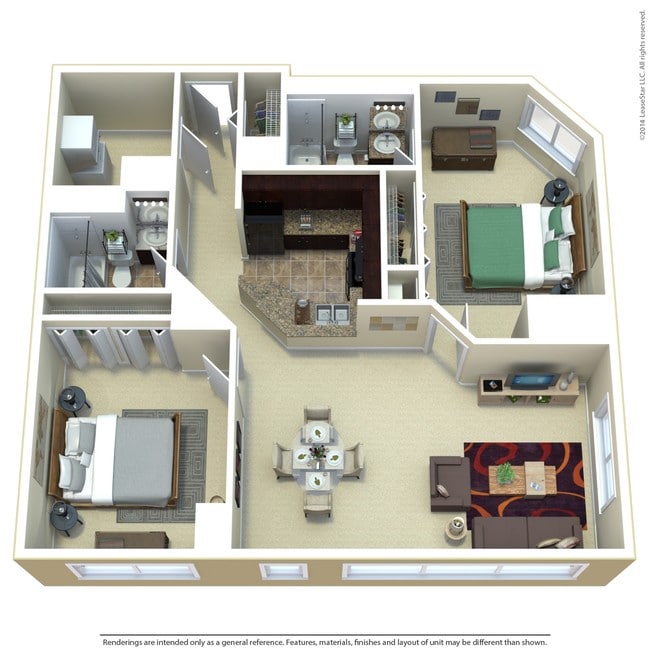 2BR/2BA - Park Charles