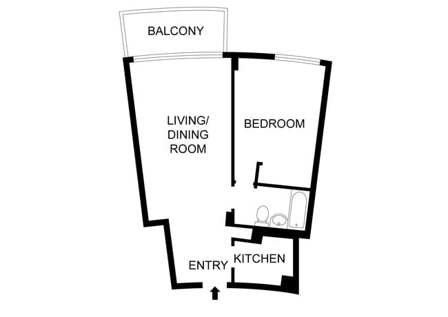 Floorplan - 2400 Hudson Ter