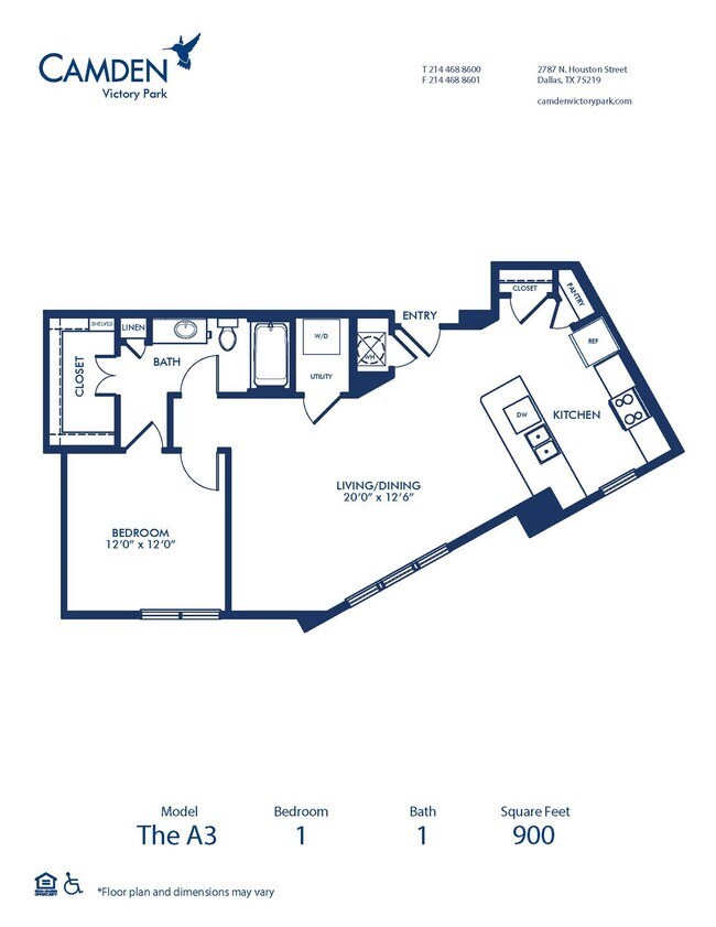 Floorplan - Camden Victory Park