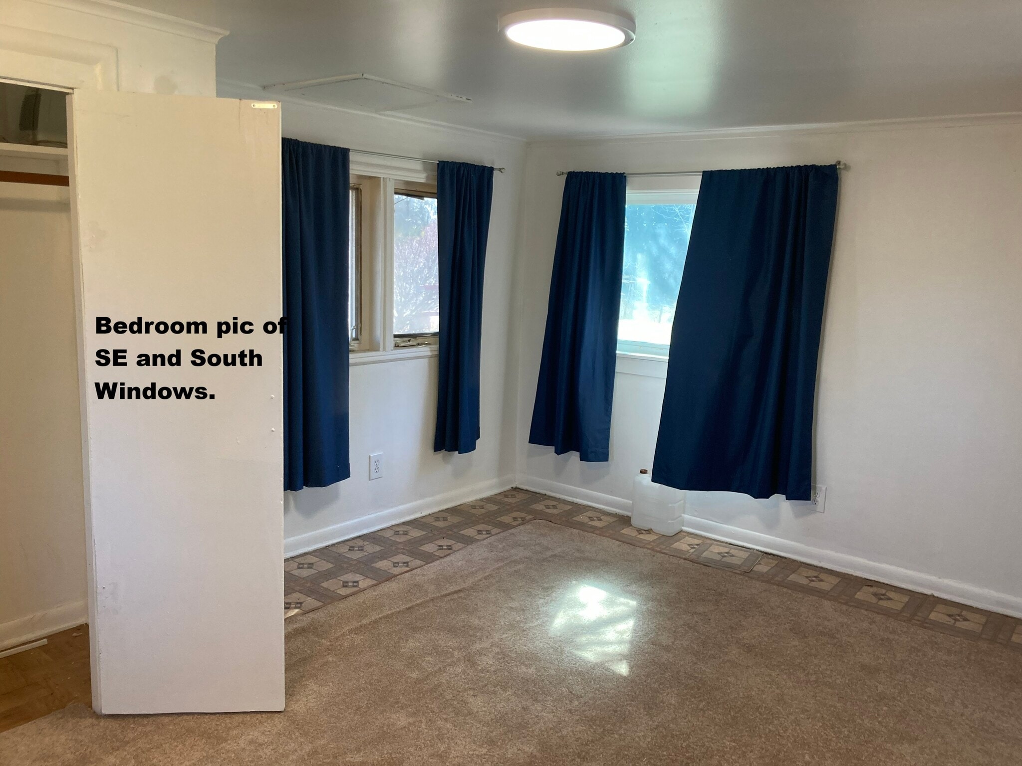 Bedroom 12 x 15' E and S, front - 1589 N Saginaw St