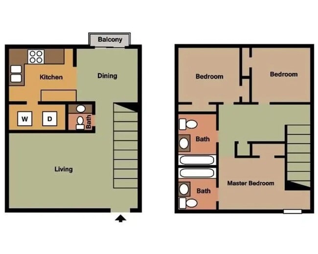 Floorplan - Wind Crest Apartments