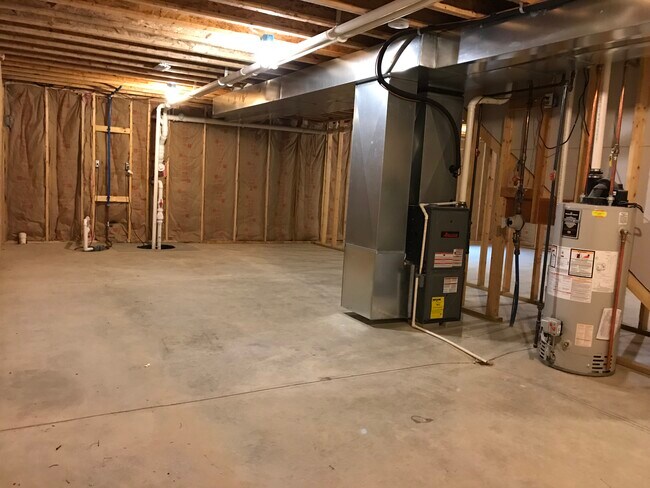 Utilites in unfinished basement - 110 Scenic Dr