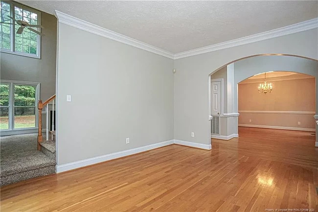 Formal dining room - view from office (new chandelier installed but not pictured here) - 1977 Culpepper Ln