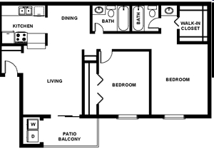 2BR/2BA - Rainy Meadows