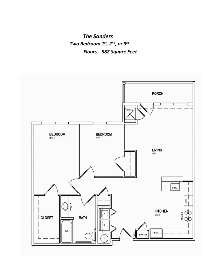 Floorplan - Scotia Manor Luxury Apartments