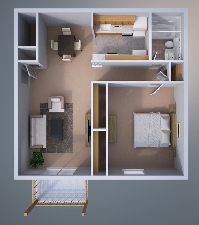 Building Photo - One Bedroom Contemporary Apartment with St...