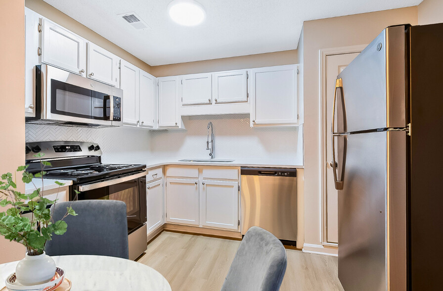 Newly Renovated Kitchen at the Cardinal Apartments in Greensboro, NC - Cardinal Apartments