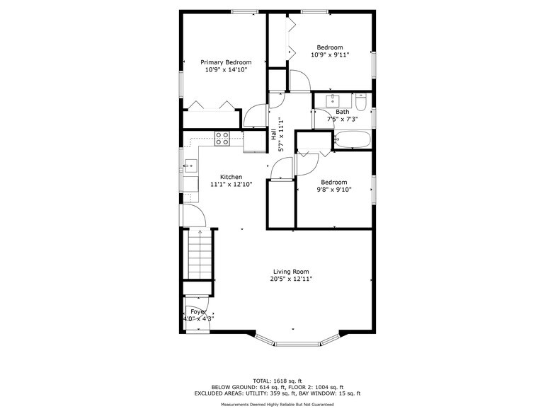 Main Level Floor Plan - 3146 Grimes Ave N
